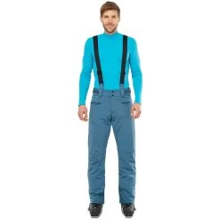 Salomon Force Pants Men mallard blue -Ski Pants Shop salomon force pants men mallard blue 3
