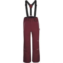 TROLLKIDS Holmenkollen Snow Pants Slim Fit Kids maroon red