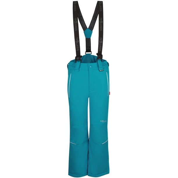 TROLLKIDS Holmenkollen Snow Pants Slim Fit Kids teal 1 TROLLKIDS Holmenkollen Snow Pants Slim Fit Kids teal